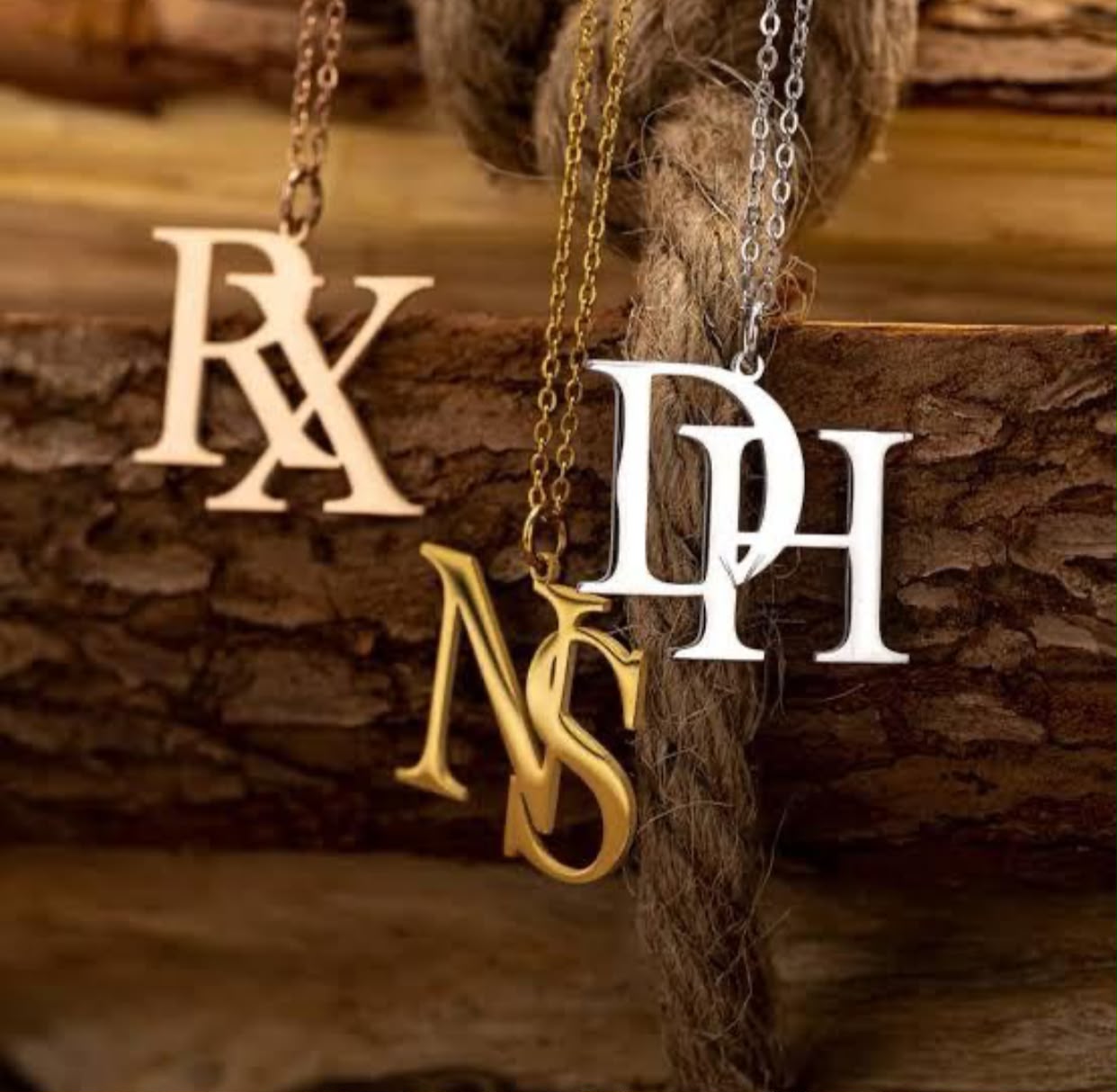 18k Gold Plated Custom Alphabet Necklace