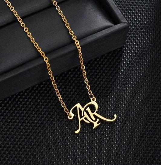 18k Gold Plated Custom Alphabet Necklace