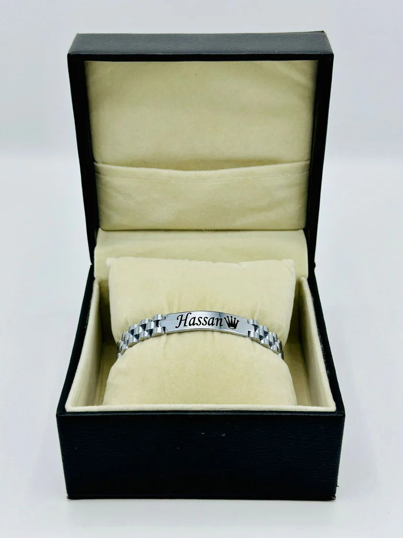 Engraved Name Bracelet + Free Ring Just 1199!