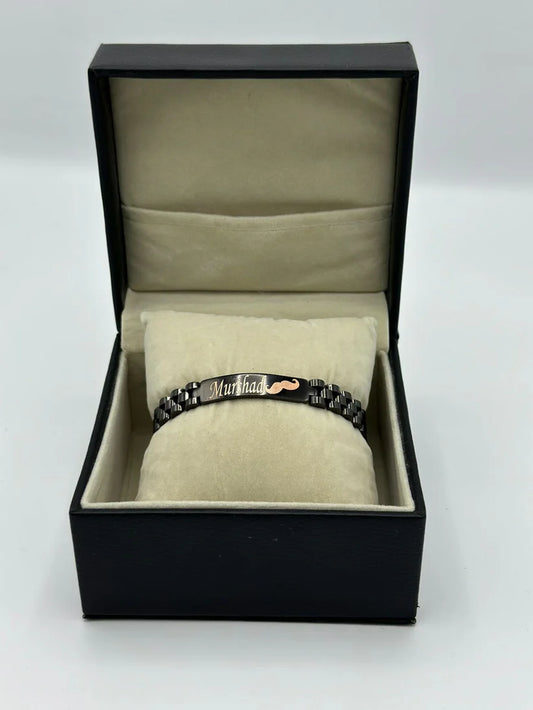 Engraved Name Bracelet + Free Ring Just 1199!